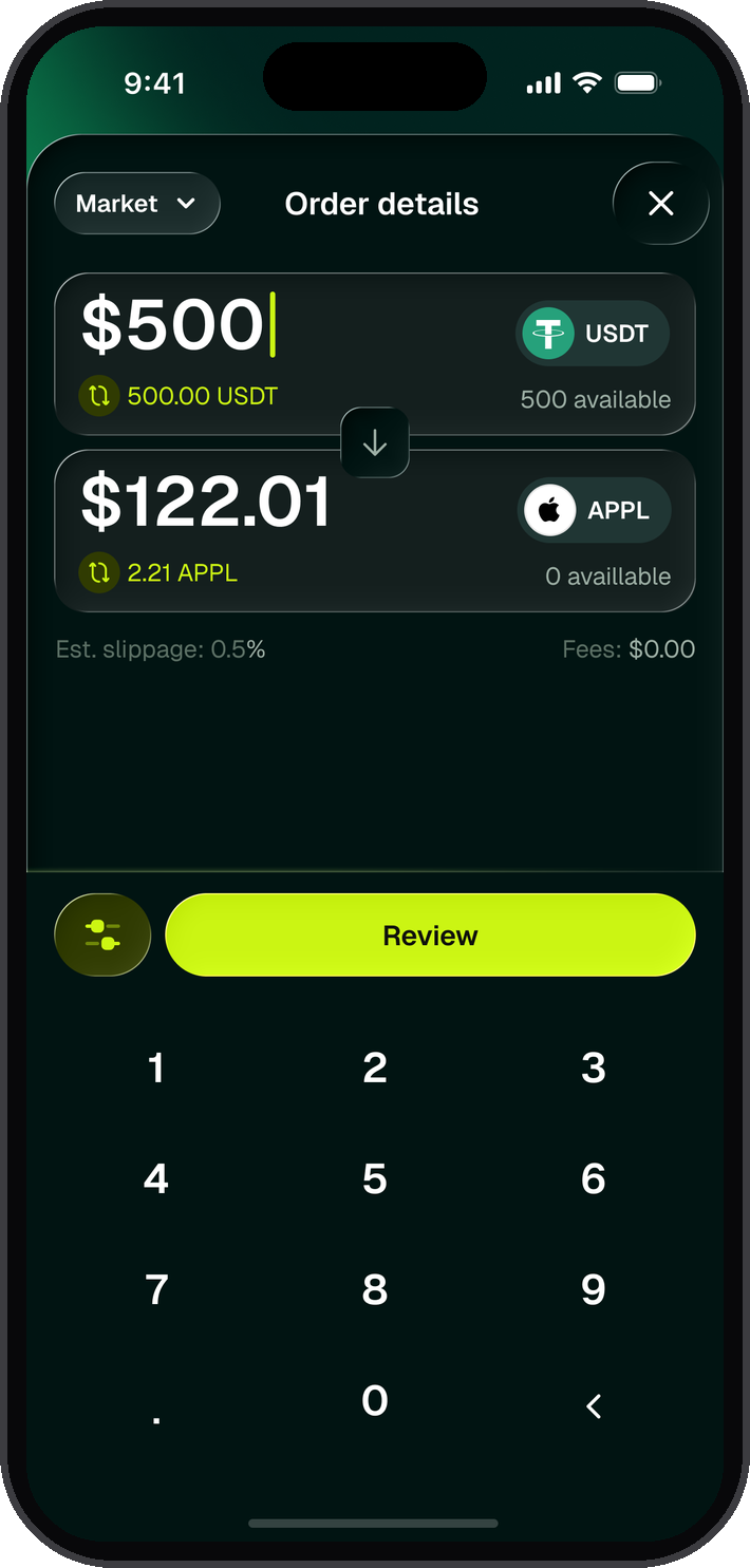 Cubit order entry